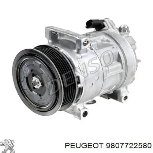 9807722580 Peugeot/Citroen Compressor de aparelho de ar condicionado