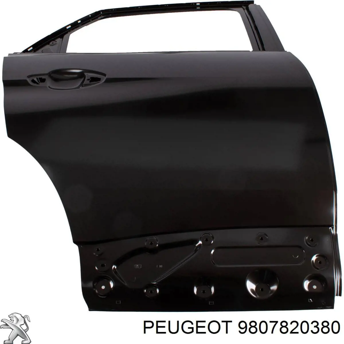 Porta dianteira direita 9807820380 Peugeot/Citroen