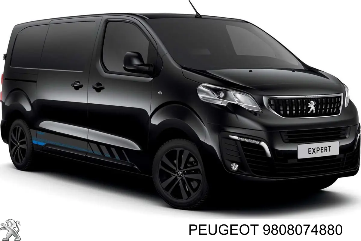 9808074880 Peugeot/Citroen Rolo direito central da porta lateral (deslizante)