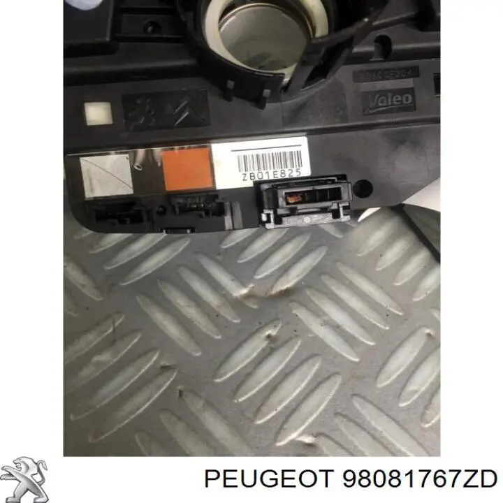 98081767ZD Peugeot/Citroen Comutador instalado na coluna da direção, montado