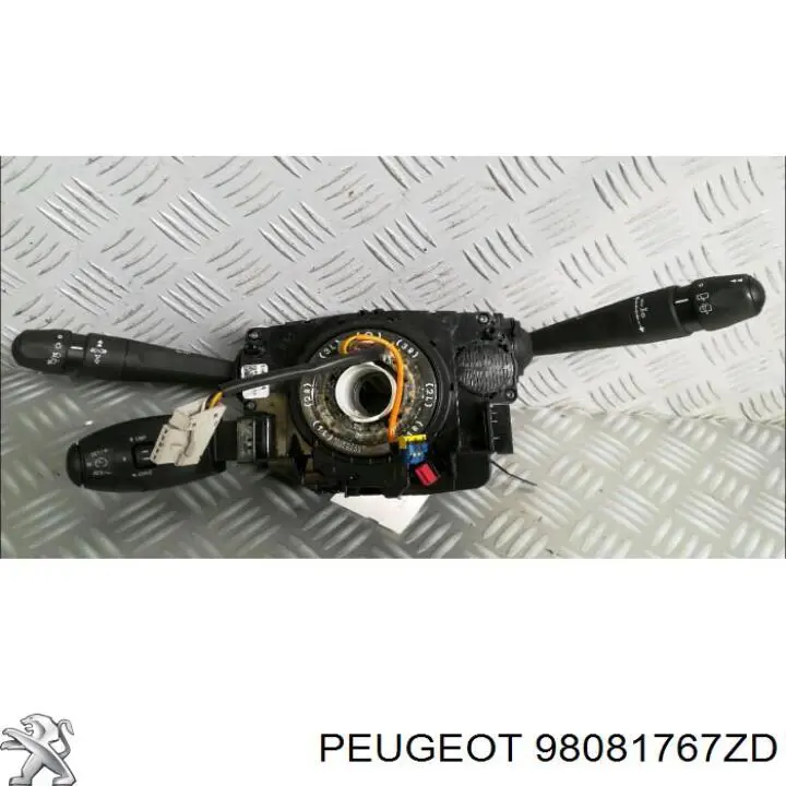 Compre 98081767ZD Peugeot/Citroen Comutador instalado na coluna da direção, montado