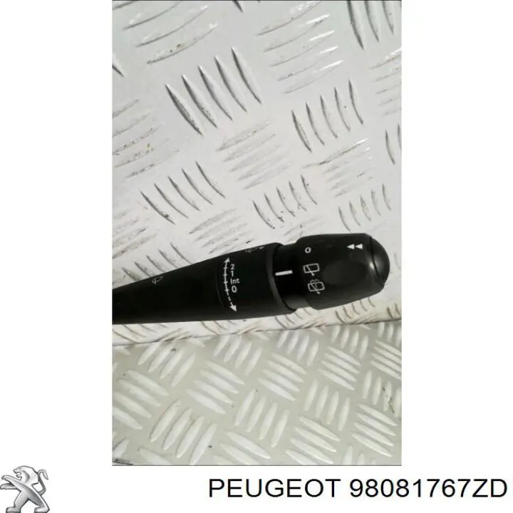 98081767ZD Peugeot/Citroen Comutador instalado na coluna da direção, montado