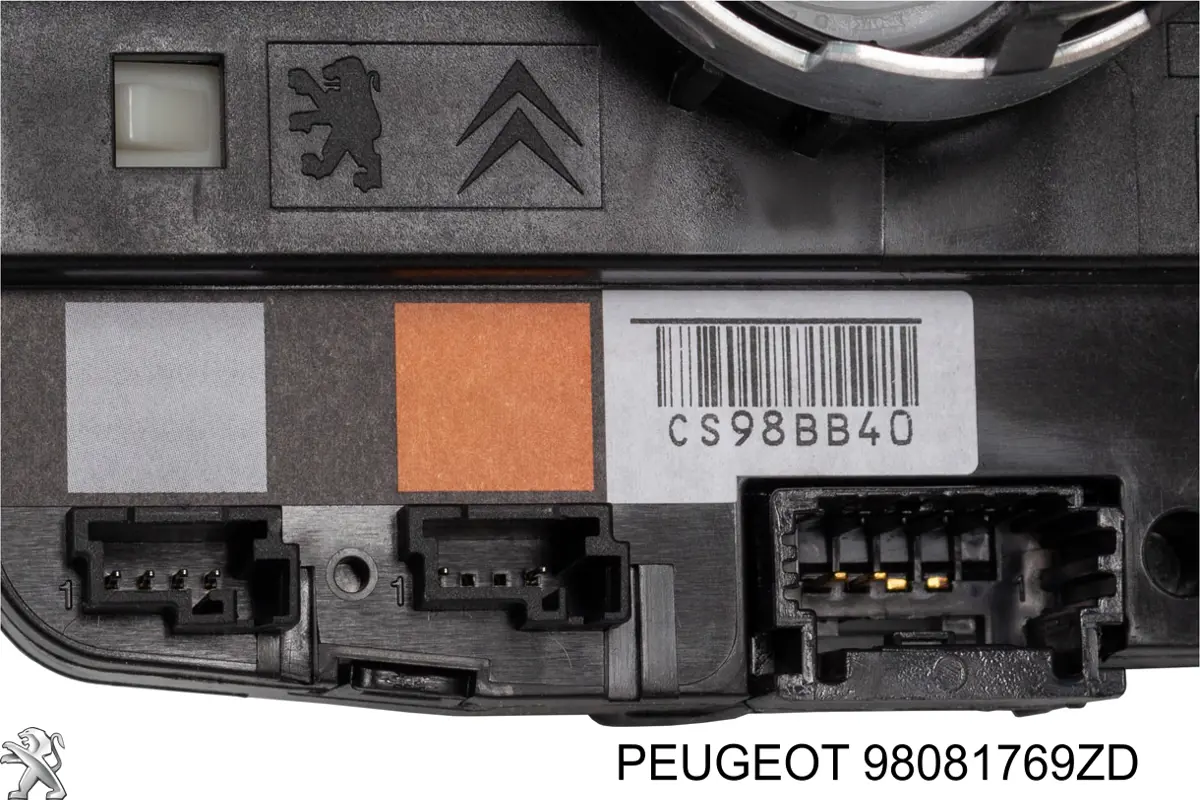 Compre 98081769ZD Peugeot/Citroen Comutador instalado na coluna da direção, montado