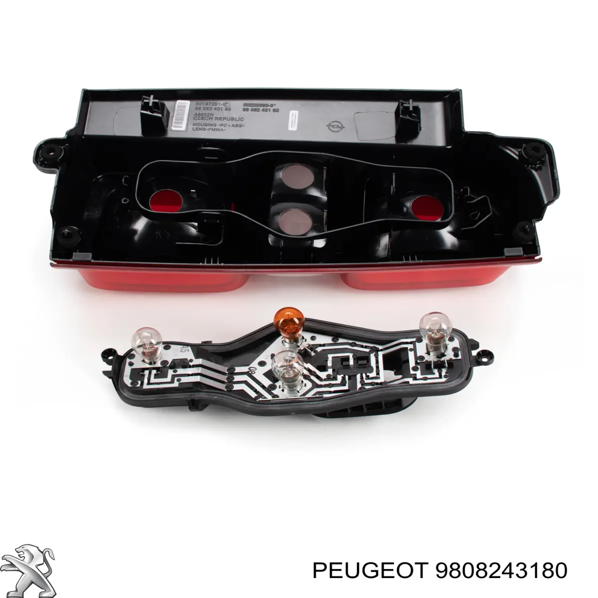 Compre 9808243180 Peugeot/Citroen Lanterna traseira esquerda