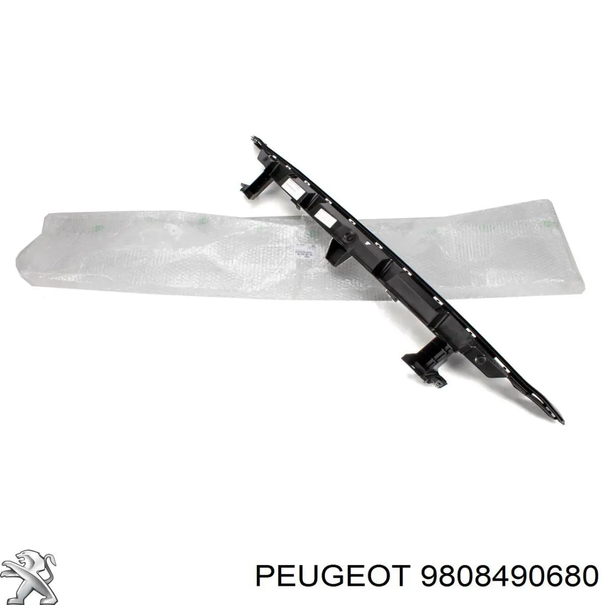 Consola central do pára-choque dianteiro Peugeot/Citroen 9808490680