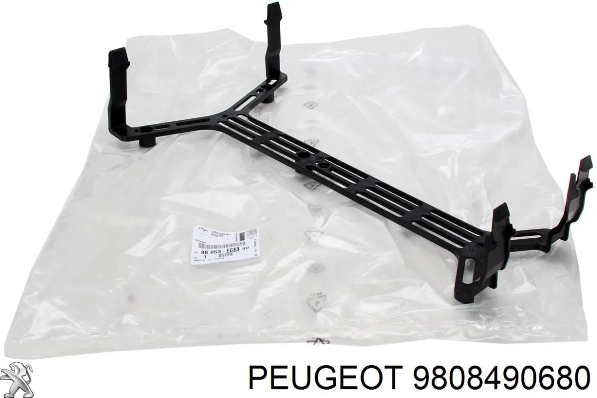 9808490680 Peugeot/Citroen Consola central do pára-choque dianteiro