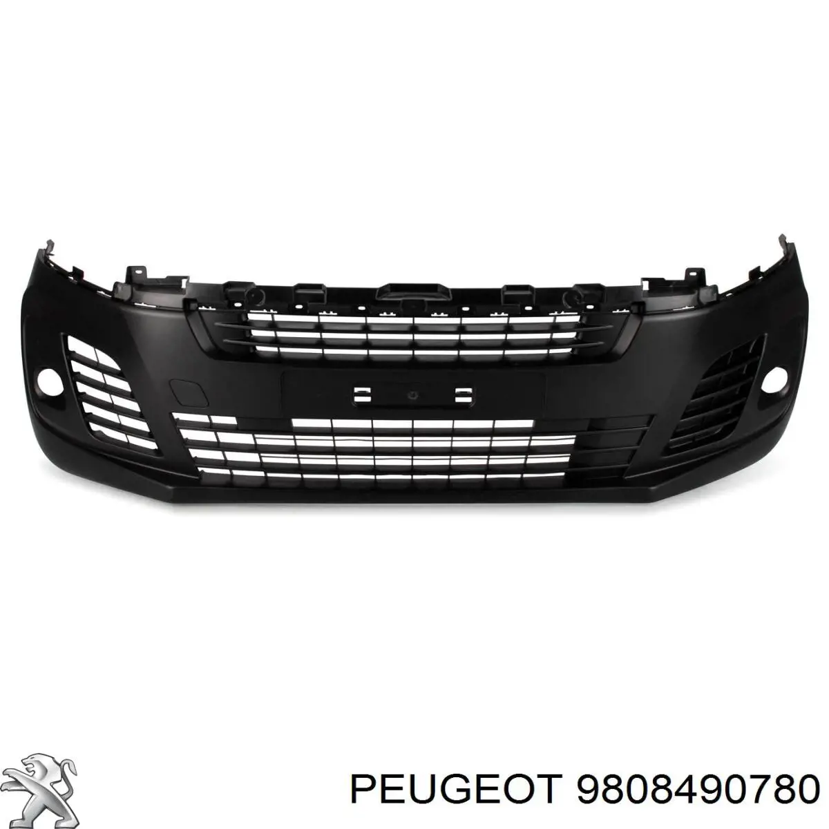9808490780 Peugeot/Citroen Reforçador do pára-choque dianteiro