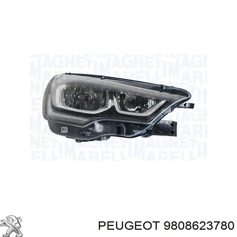 9808623780 Peugeot/Citroen Luz direita