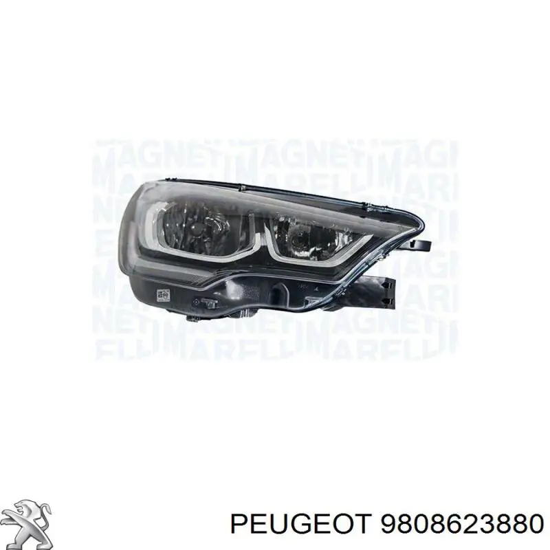 Luz esquerda Peugeot/Citroen 9808623880 preço, a partir de 536,42 USD