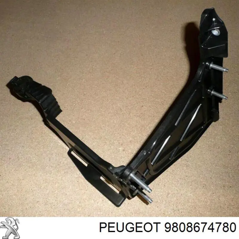 Fixação (suporte) de bateria recarregável 9808674780 Fiat/Alfa/Lancia