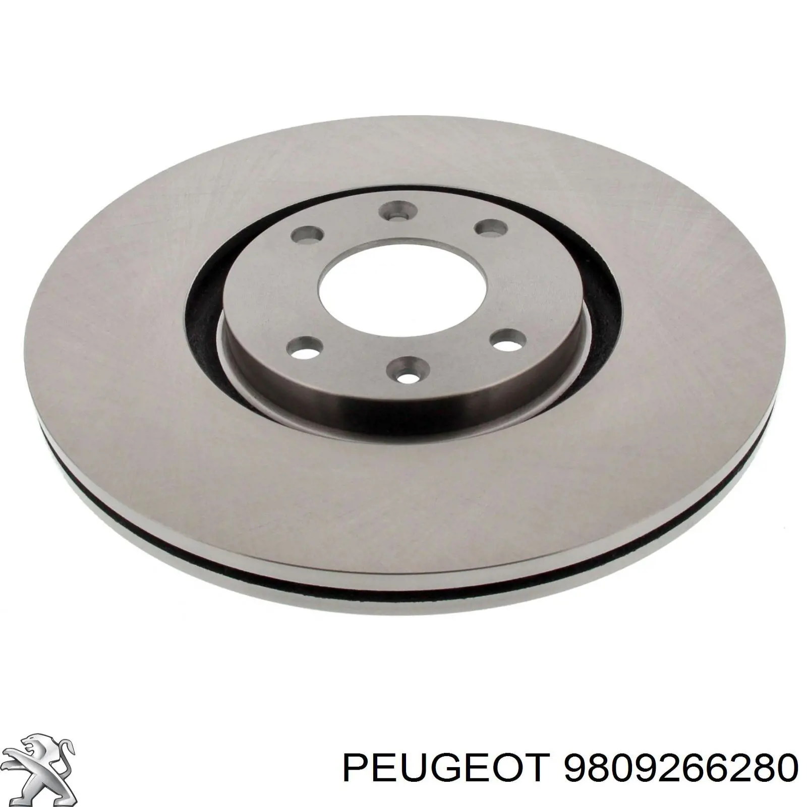 9809266280 Peugeot/Citroen Disco do freio dianteiro