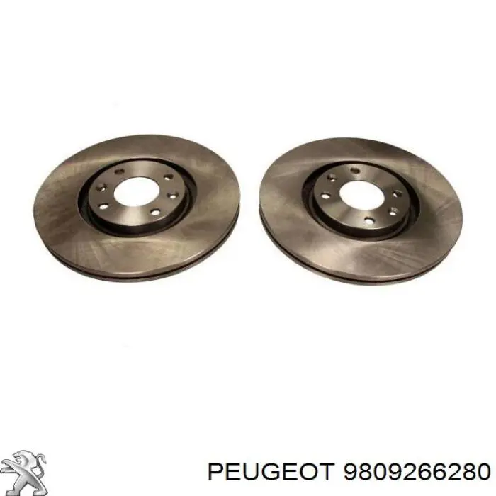 Disco do freio dianteiro Peugeot/Citroen 9809266280 preço, a partir de 60,34 USD