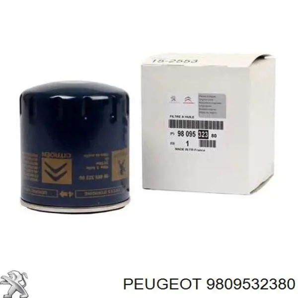 Filtro de óleo Peugeot/Citroen 9809532380 preço, a partir de 8,90 USD