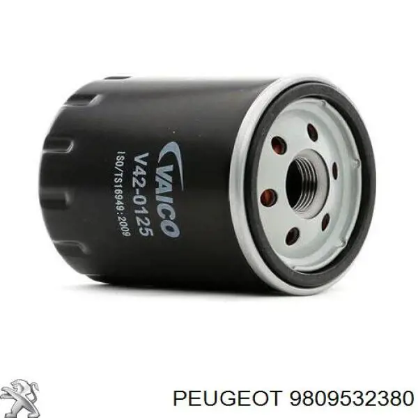 Filtro de óleo 9809532380 Peugeot/Citroen