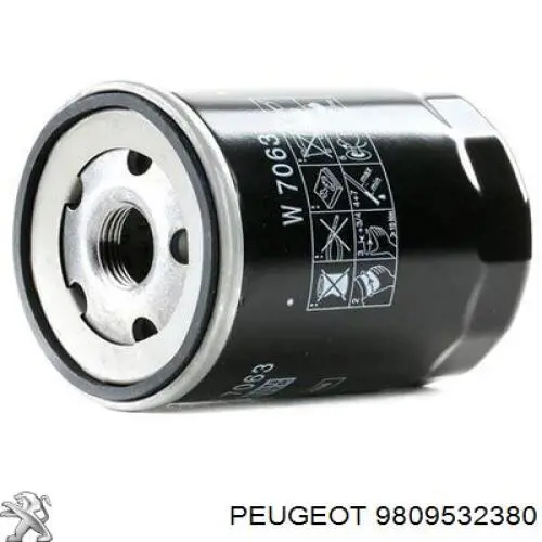 Filtro de óleo Peugeot/Citroen 9809532380