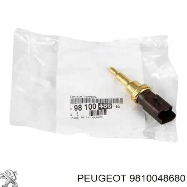 9810048680 Peugeot/Citroen Sensor de temperatura do fluido de esfriamento