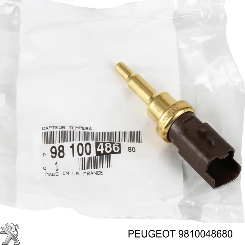 Compre 9810048680 Peugeot/Citroen Sensor de temperatura do fluido de esfriamento
