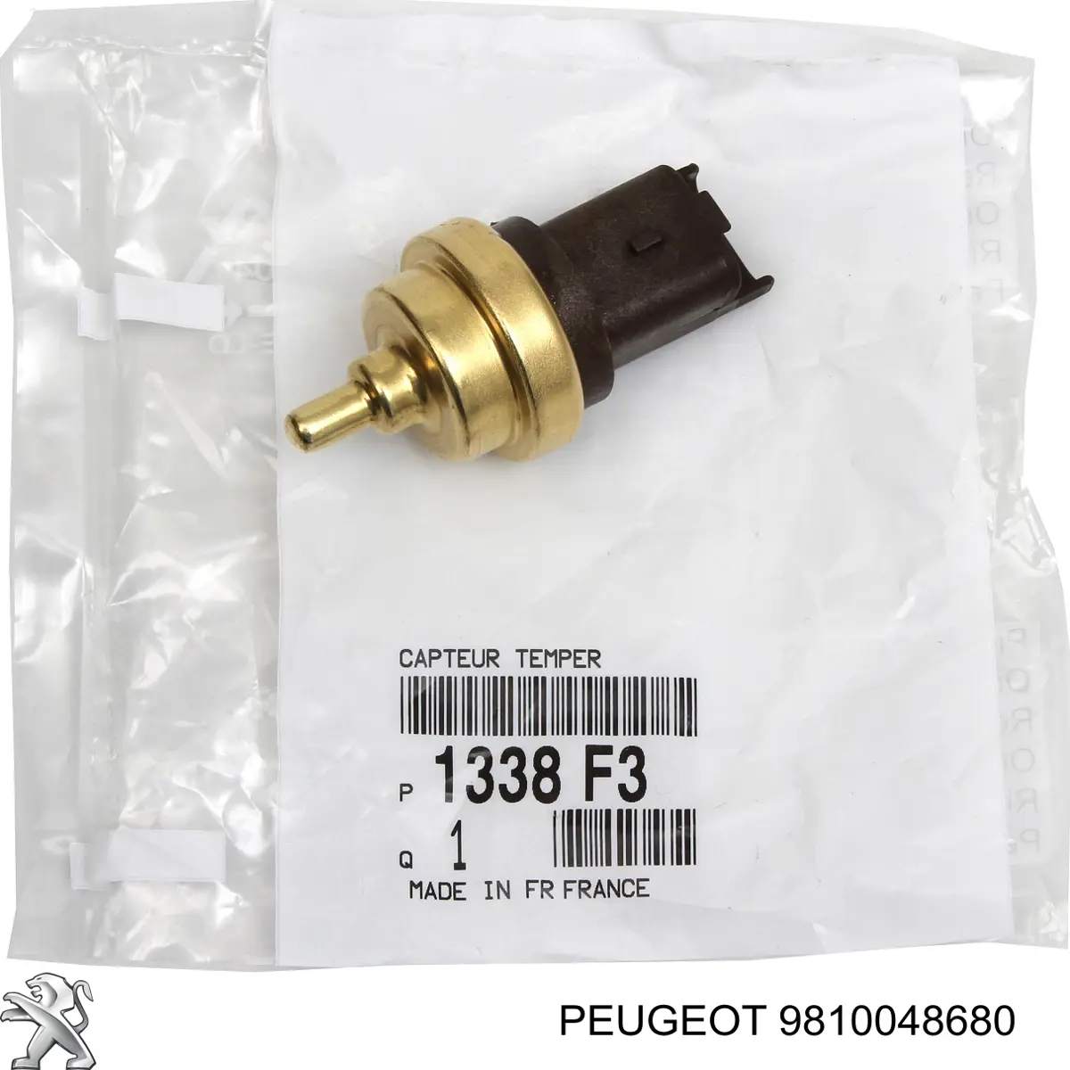 Compre 9810048680 Peugeot/Citroen Sensor de temperatura do fluido de esfriamento
