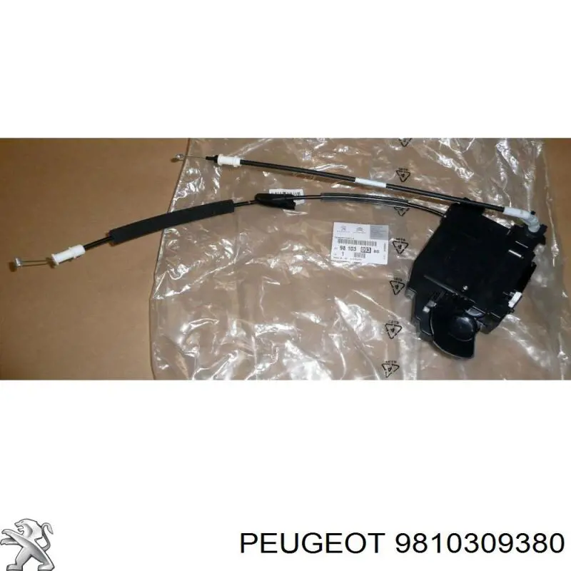 9810309380 Peugeot/Citroen Fecho da porta dianteira direita