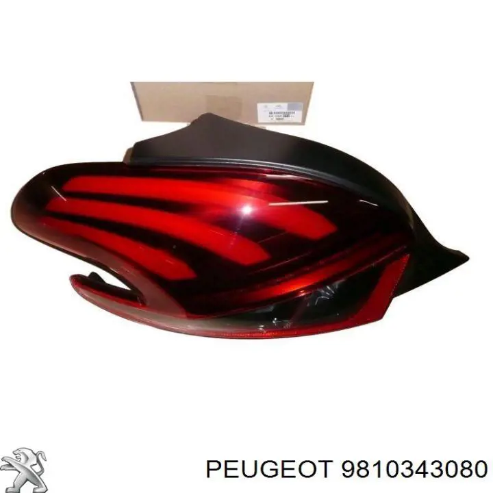 Lanterna traseira esquerda Peugeot/Citroen 9810343080 preço, a partir de 93,64 USD