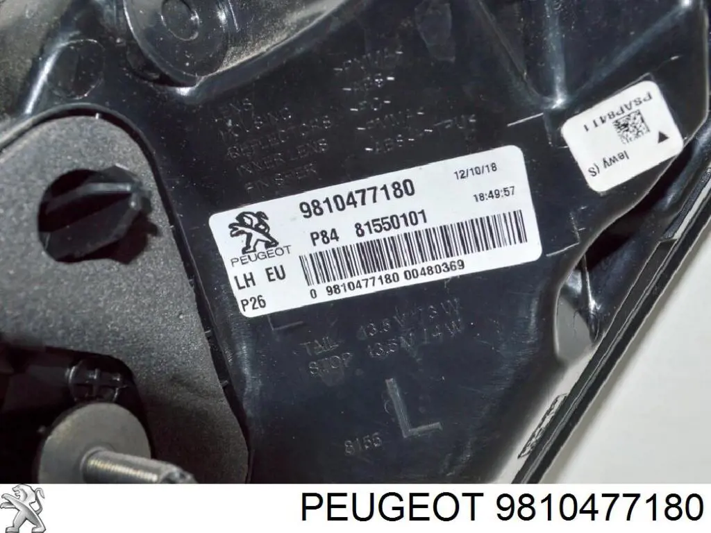 Compre 9810477180 Peugeot/Citroen Lanterna traseira esquerda externa