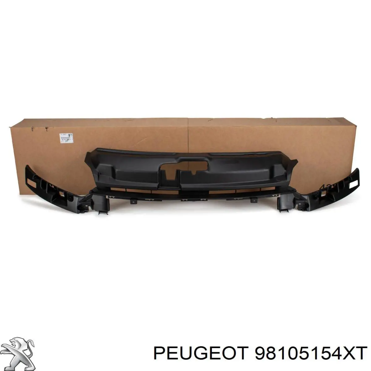 98105154XT Peugeot/Citroen Consola central do pára-choque dianteiro