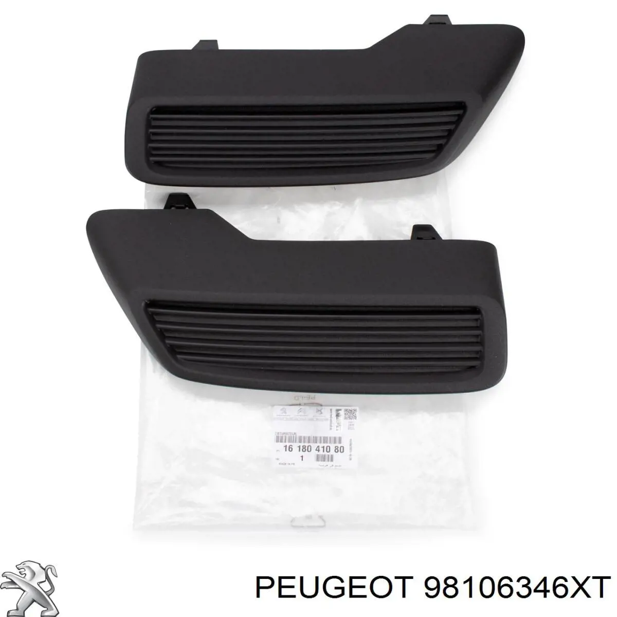 Consola central do pára-choque dianteiro 98106346XT Peugeot/Citroen