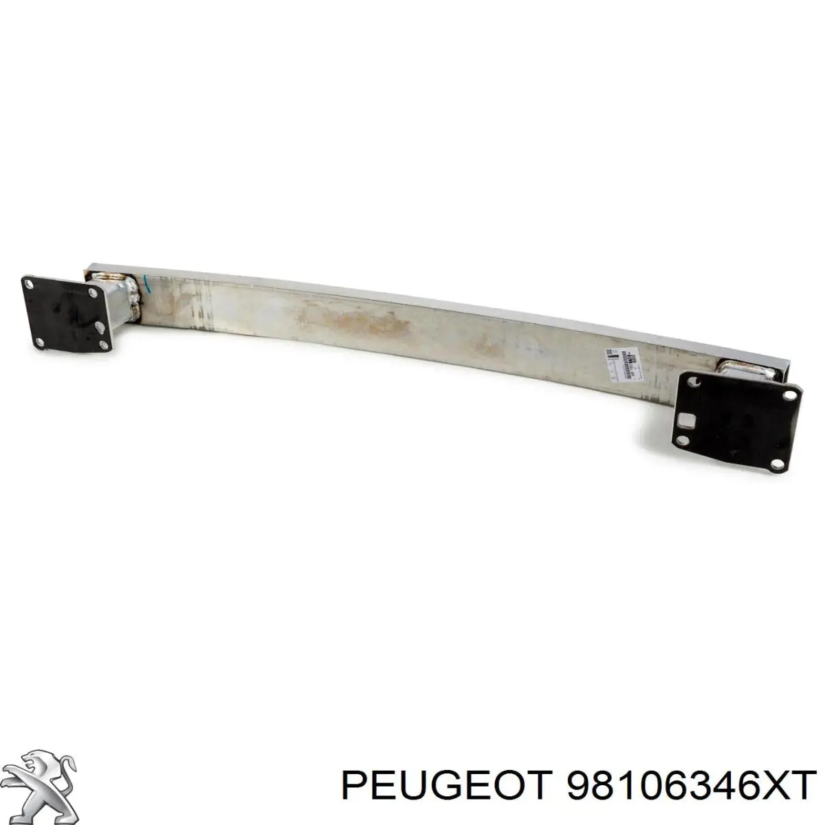 98106346XT Peugeot/Citroen Consola central do pára-choque dianteiro
