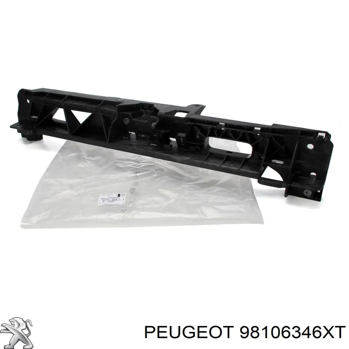 Consola central do pára-choque dianteiro Peugeot/Citroen 98106346XT