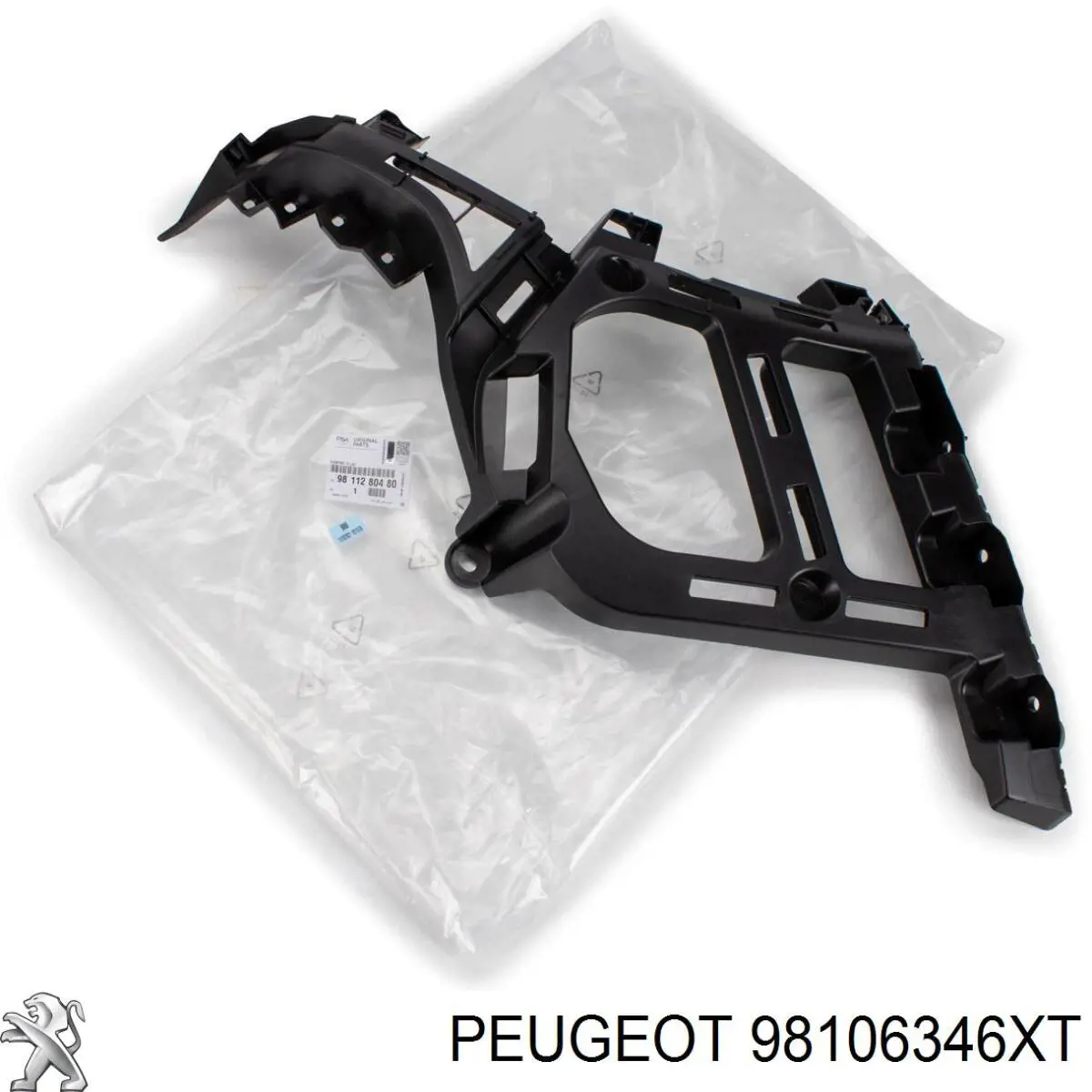 Compre 98106346XT Peugeot/Citroen Consola central do pára-choque dianteiro