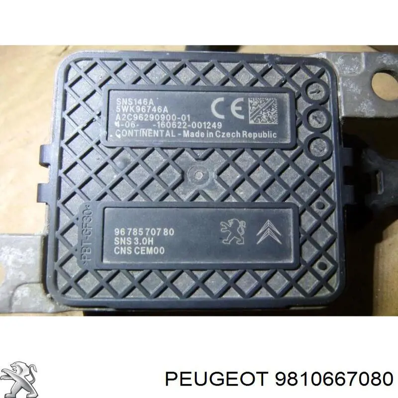 9810667080 Peugeot/Citroen Sonda lambda, sensor de oxigênio depois de catalisador