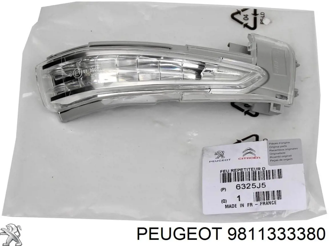 Compre 9807432580 Peugeot/Citroen Luzes de nevoeiro esquerdas/direitas