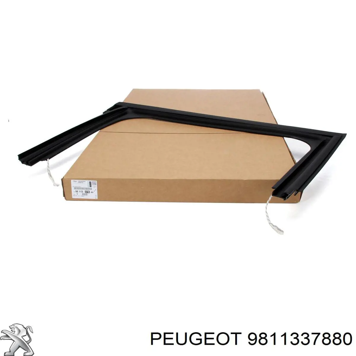 9811337880 Peugeot/Citroen Compactador da porta traseira esquerda (na porta)