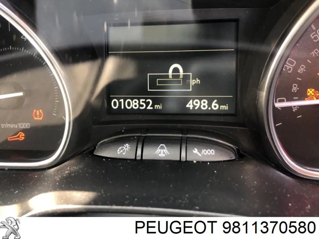 Suporte de amortecedor dianteiro 9811370580 Peugeot/Citroen