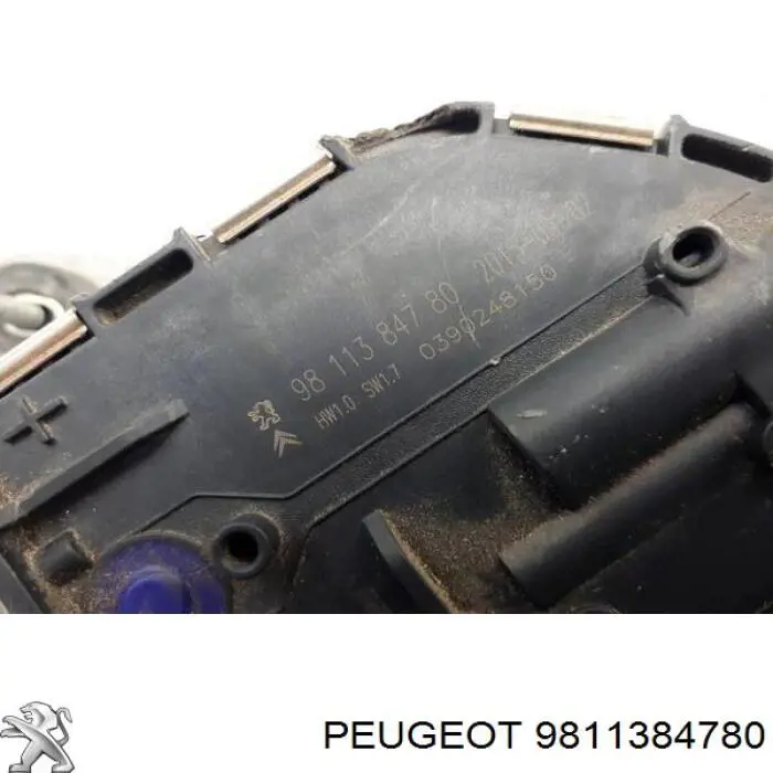 Compre 9811384780 Peugeot/Citroen Sensor de fluxo (consumo) de ar, medidor de consumo M.A.F. - (Mass Airflow)