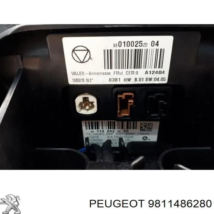 Mostrador multifuncional Peugeot/Citroen 9811486280 preço, a partir de 134,50 USD