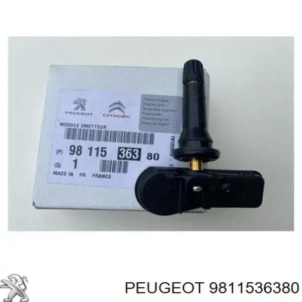 Compre 9811536380 Peugeot/Citroen Sensor de pressão de ar nos pneus