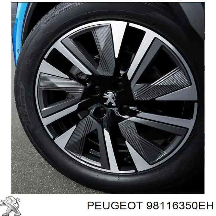 Compre 98116350EH Peugeot/Citroen Discos de roda de aleação ligeira (de aleação ligeira, de titânio)