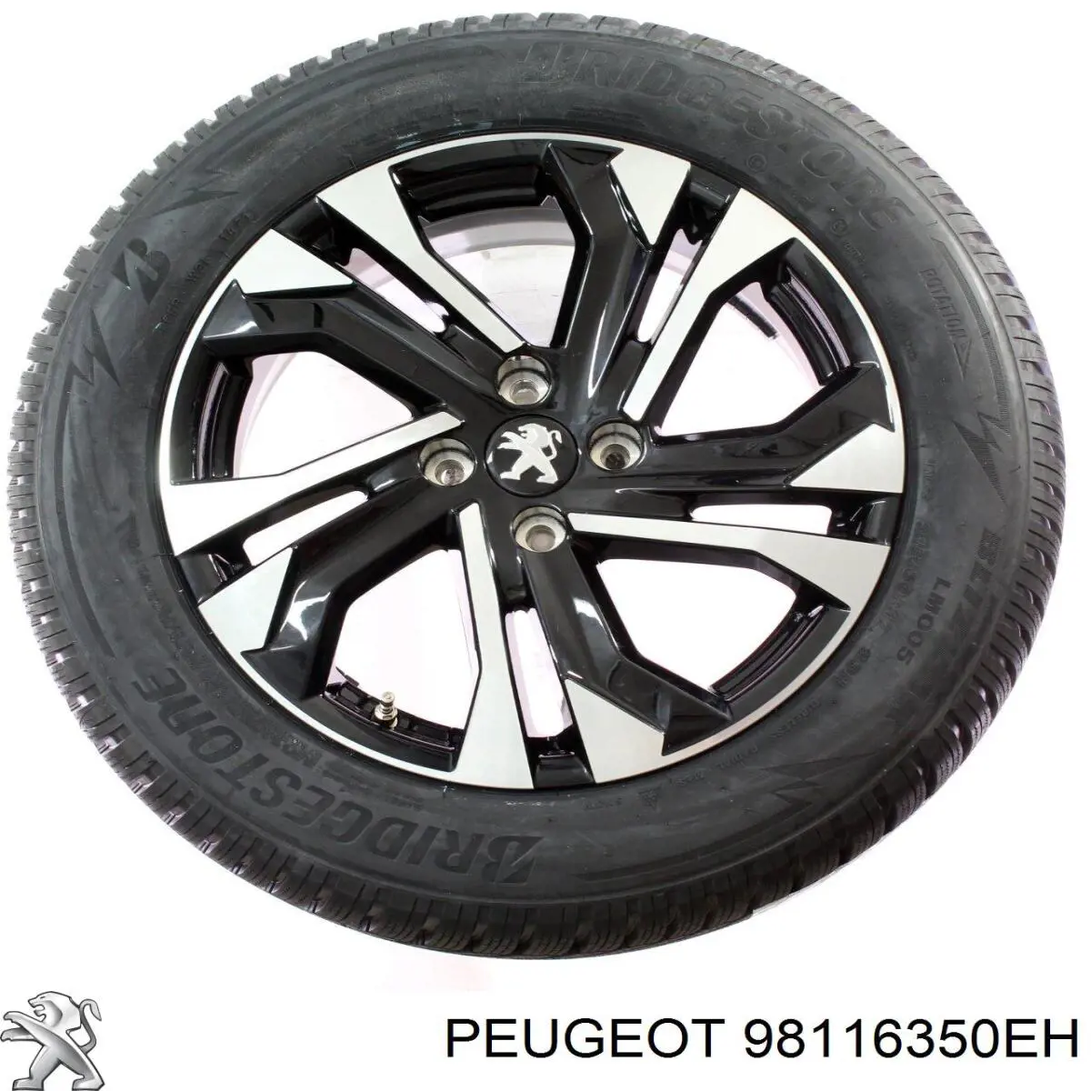 98116350EH Peugeot/Citroen Discos de roda de aleação ligeira (de aleação ligeira, de titânio)