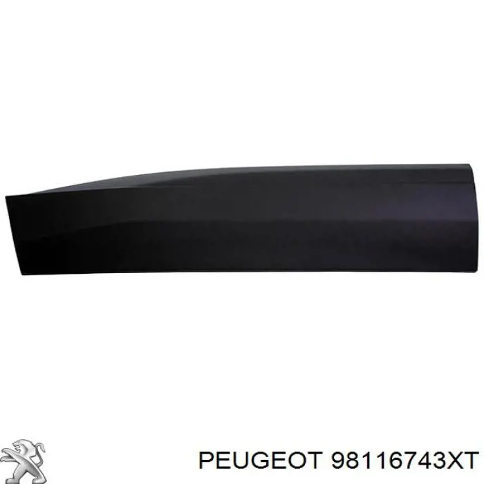 Moldura da porta dianteira esquerda Peugeot/Citroen 98116743XT preço, a partir de 257,85 USD