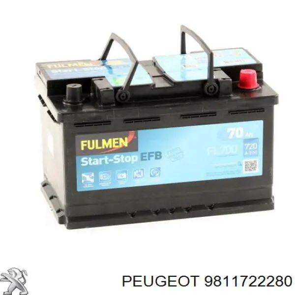 Bateria recarregável (PILHA) Peugeot/Citroen 9811722280 preço, a partir de 190,01 USD