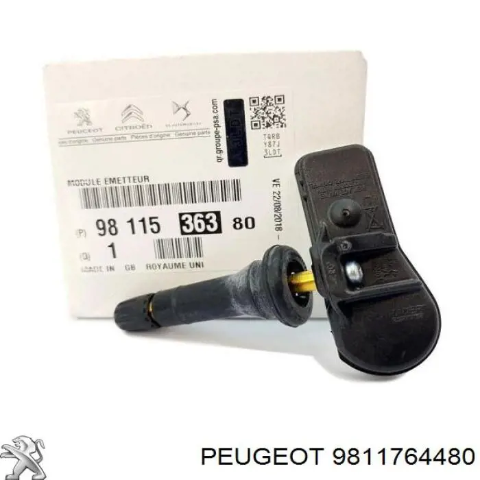 Sensor de pressão de ar nos pneus Peugeot/Citroen 9811764480 preço, a partir de 42,89 USD
