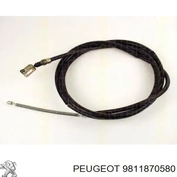 Cabo traseiro direito/esquerdo do freio de estacionamento 9821098580 Peugeot/Citroen