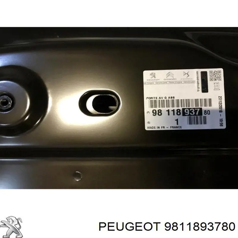 9811893780 Peugeot/Citroen Porta dianteira esquerda