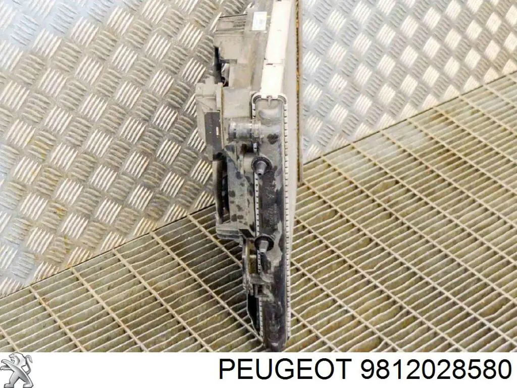 Difusor do radiador de esfriamento, montado com motor e roda de aletas Peugeot/Citroen 9812028580 preço, a partir de 63,42 USD