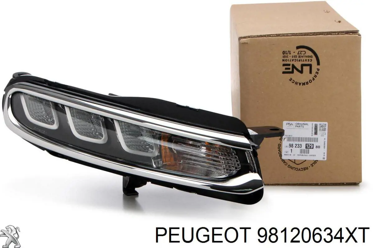 Compre 98120634XT Peugeot/Citroen Grelha do radiador