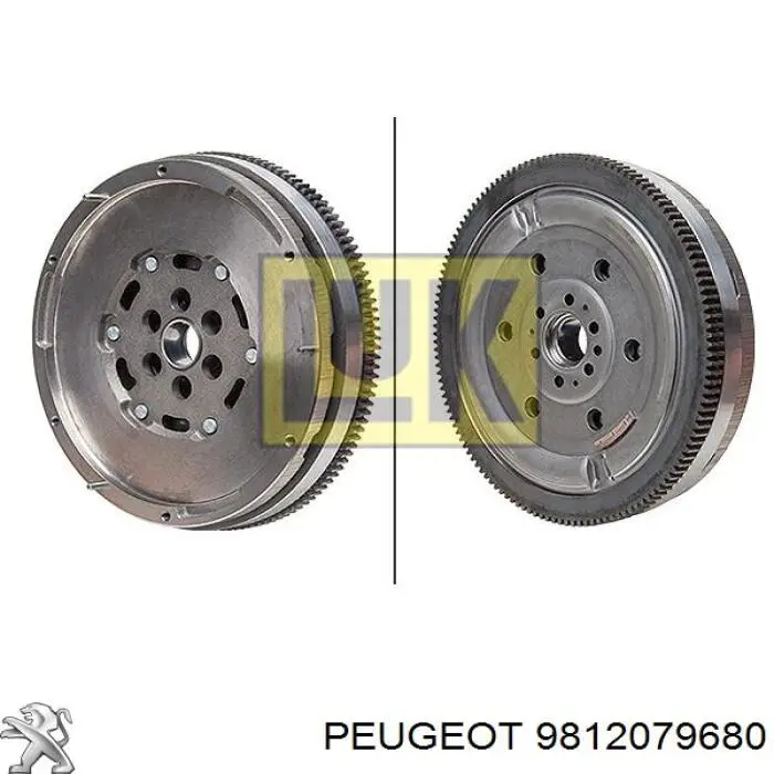 9812079680 Peugeot/Citroen Volante de motor