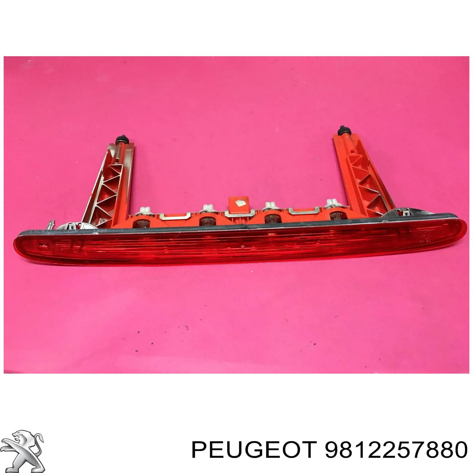 9812257880 Peugeot/Citroen Sinal de parada traseiro adicional