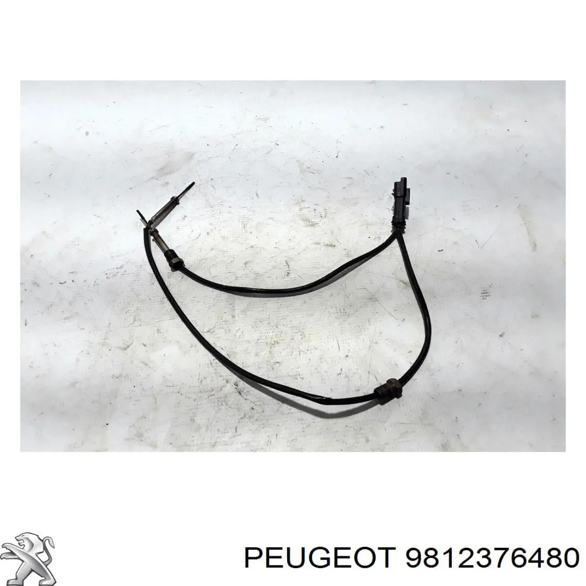 9812376480 Peugeot/Citroen Sensor de temperatura dos gases de escape (GE), antes de filtro de partículas diesel