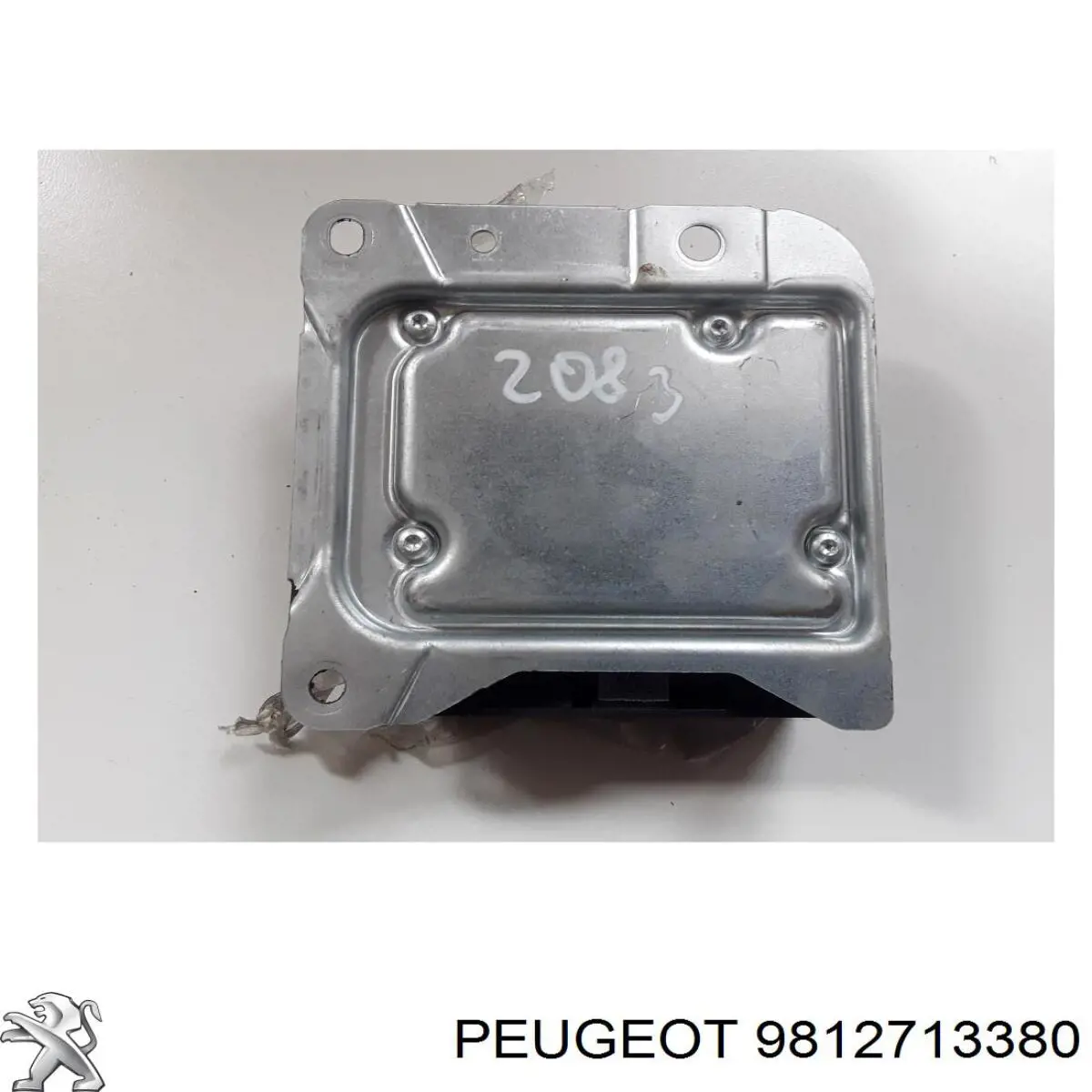 Módulo processador de controlo da bolsa de ar (Centralina eletrônica AIRBAG) 9812713380 Peugeot/Citroen